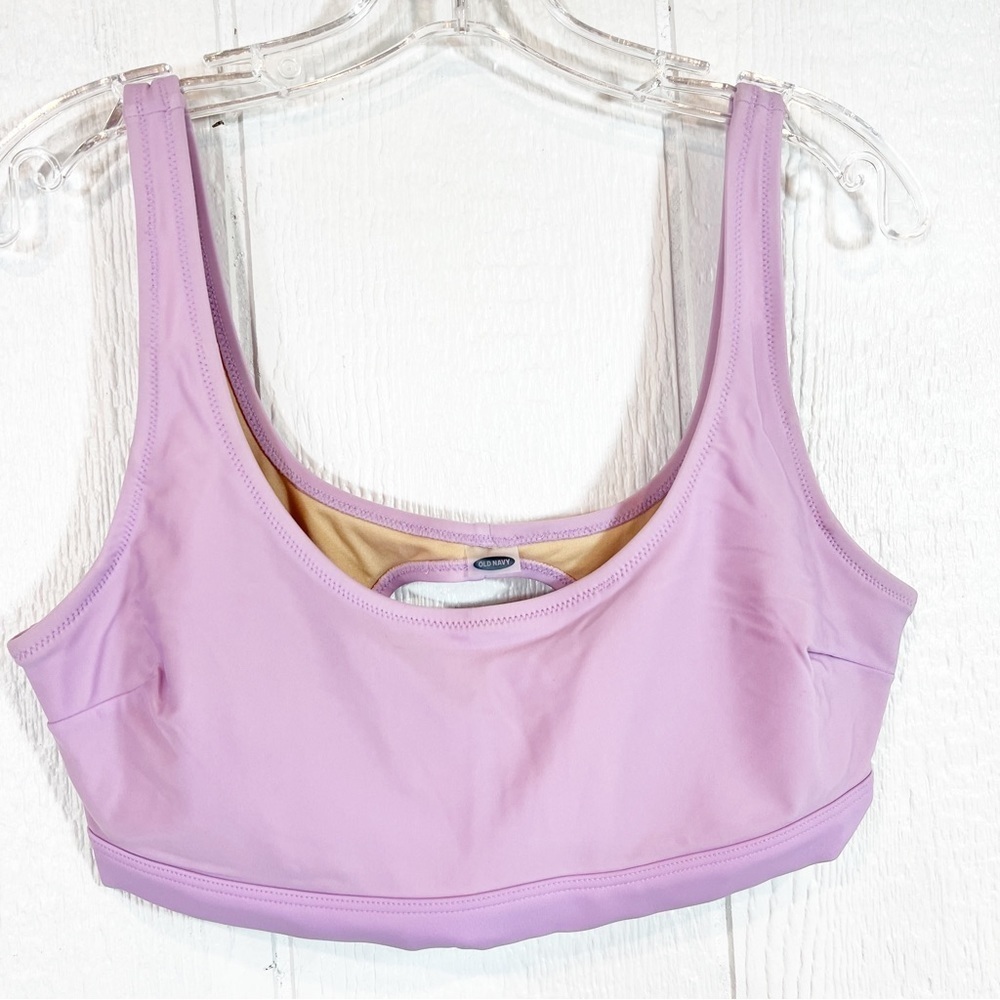 NEW Old Navy Sports Bra Large Lilac Purple